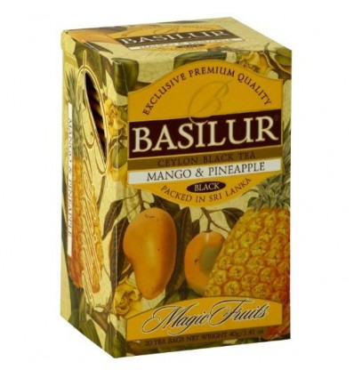 Herbata czarna mango i ananas ekspresowa 20 szt - Basilur Herbata czarna mango i ananas ekspresowa 20 szt - Basilur