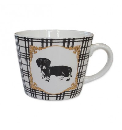 Porcelanowy kubek z jamnikiem, Creative Tops Porcelanowy kubek z jamnikiem, Creative Tops