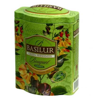 Herbata Basilur zielona Green Freshness - puszka Herbata Basilur zielona Green Freshness - puszka