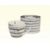 Biały porcelanowy kubek Adagio duży, kubek z nutami, 400 ml, PPD