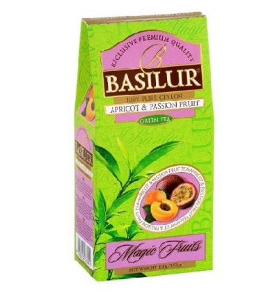 Herbata Basilur zielona, morela, mango, marakuja - 100 g