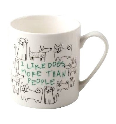 Porcelanowy kubek I Like dogs z pieskami, 300 ml, Creative Tops