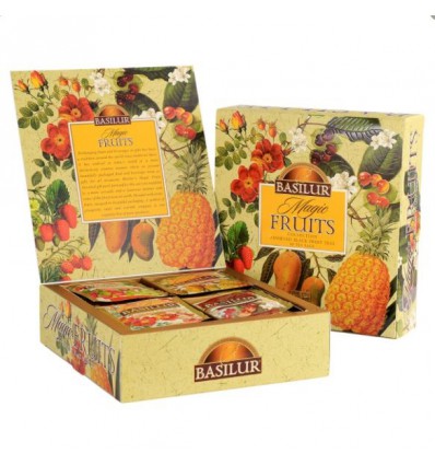 Herbata Magic Fruits, czarna z owocami, Basilur, 40 szt