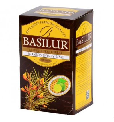 Herbata rooibos, jeżyna, lukrecja, limonka ekspresowa 20 szt - Basilur