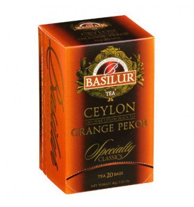 Herbata czarna Ceylon Orange Pekoe - Basilur, 10 szt