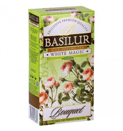 Herbata zielona oolong White magic saszetki 10 szt - Basilur