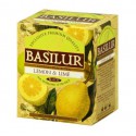 Herbata czarna cytryna, limonka, Basilur, 10 saszetek