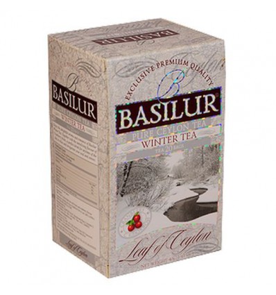 Herbata czarna, Winter zimowa, żurawina - Basilur, ekspres 20 szt