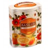 Napar owocowy, susz Blood Orange, pomarańcza, róża, jabłko, Basilur, stożek 100 g