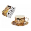 Porcelanowa filiżanka espresso Pocałunek G. Klimt, 80 ml, Carmani
