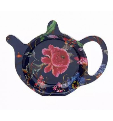 Teabag, podstawka melaminowa na herbatę, skapka - Anthina czerwone tło