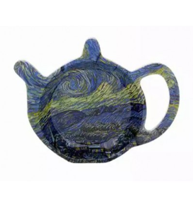 Teabag, podstawka melaminowa na herbatę, skapka - V. van Gogh Słoneczniki