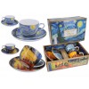Zestaw 2 szt kubków porcelanowych Taras kawiarni, Gwiaździsta noc van Gogh, 450 ml, Carmani