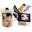 Kubek porcelanowy Pocałunek G. Klimt (kremowe tło), 350 ml, Carmani