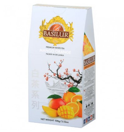 Herbata Basilur biała, papaja, czarna porzeczka, stożek 100 g
