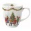 Porcelanowy kubek, na święta, tańczące dzieci, 370 ml, Easy Life