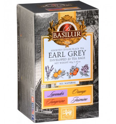 Herbata czarna earl grey z dodatkami, Basilur - 20 szt