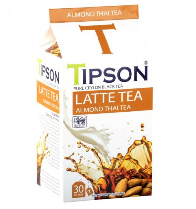 Herbata Latte Tea migdały, miód, Tipson, 30 szt