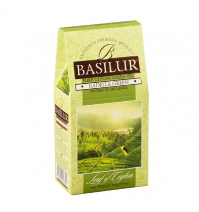 Herbata zielona Radella wielkolistna bez goryczy, Basilur, stożek 100 g