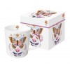 Porcelanowy kubek Motyl, 350 ml PPD