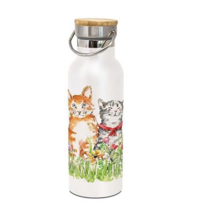 Butelka termiczna Dwa kotki, z uchwytem, 500 ml, PPD