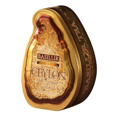 Herbata czarna Gold, łagodna - puszka, 100g Basilur