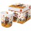 Porcelanowy kubek Rocky i przyjaciele, szopy w liściach, 400 ml, PPD