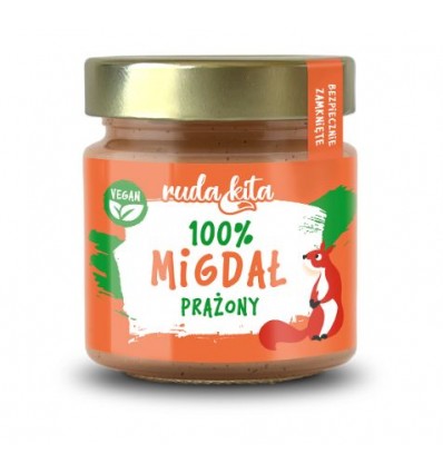 Pasta migdałowa 100% bez cukru, bez oleju palmowego, bez soli, 200 g