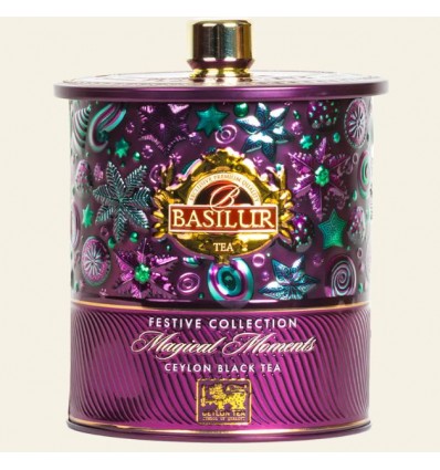 Herbata Basilur Magical Moments, żurawina, malwa, nuta 1001 nocy, puszka 75 g