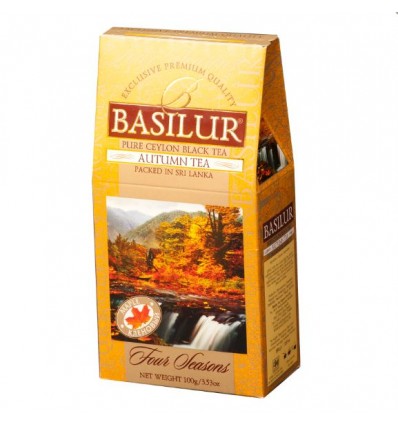 Herbata czarna jesienna, szafran i syrop klonowy, Basilur, stożek 100 g