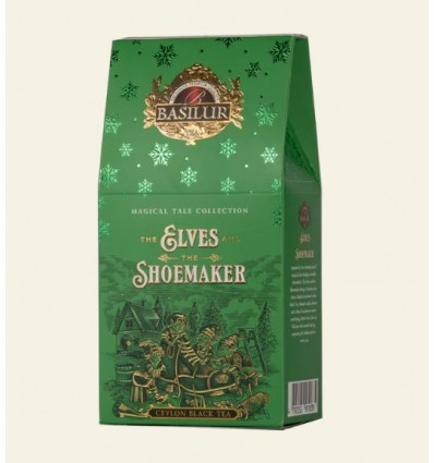 Herbata czarna Elves and The Shoemaker, wanilia, migdały, kardamon, Basilur 75 g