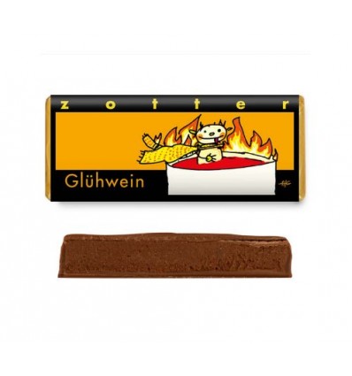 Czekolada mleczna, nadziewana, grzane wino, Zotter 70g