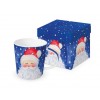 Porcelanowy kubek świąteczny z Mikołajem, 400 ml, PPD