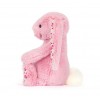 Króliczek różowy, różane uszy, Blushkin Blossom Luxe Bunny, 31 cm, Jellycat