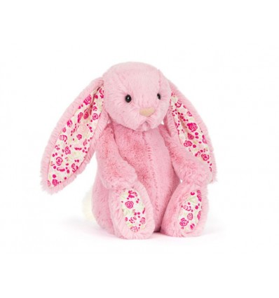 Króliczek różowy, różane uszy, Blushkin Blossom Luxe Bunny, 31 cm, Jellycat
