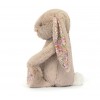 Króliczek beżowy, kwieciste uszy i łapki, Blossom Beige Bunny Petal 31 cm, Jellycat